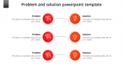 Visual Problem And Solution PPT Template & Google Slides